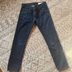 rag & bone Men's jay skinny Jeans, tailored workwear, button fly size 30